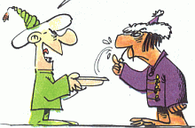 [Poranna toaleta ksicia Baratina.]